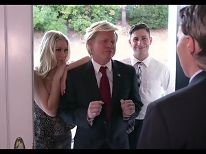 トランプ＆＃039;ビガーボタンをよ