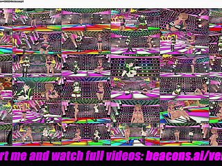 Yuko x Fuyu - Seksi Dans + BDSM Kostümü (3D HENTAI)