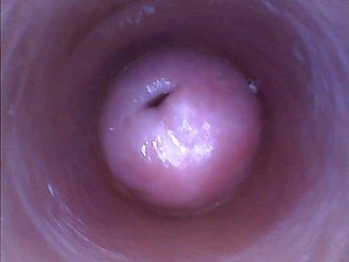 Kira - Kinky selfie (endoscope pussy cam video)