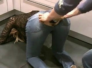 アナルシャンパンボトル挿入